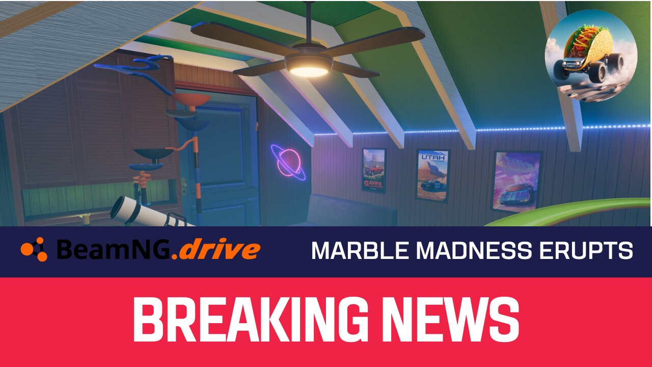 BeamNG.drive - Marble Madness Erupts!