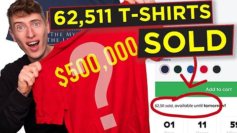 $500,000 in T-shirt sales from One Design!