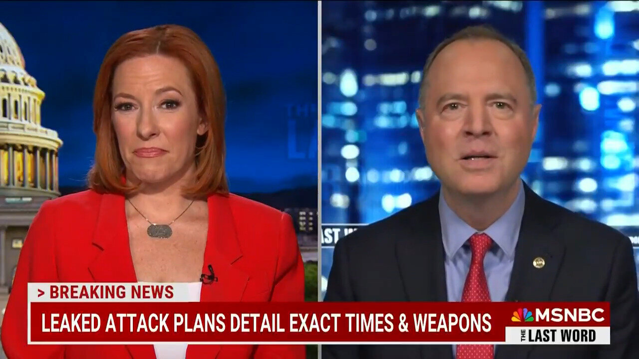 HAAA! LOOK On Jen Psaki's Face As Adam Schiff BABBLES About Incompetence In Government Is A HOOT