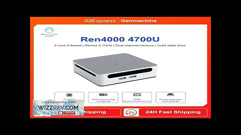 2023 GenMachine New Mini PC Ren4000 4700U AMD Ryzen7 4700U CPU 2.0GHz Review