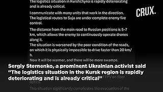 10,000 Ukrainian Troops Fear Encirclement in Kursk, Us to Stop Participating in Drills in Europe