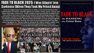 FADE TO BLACK 2025 -Slippin’ Into Darkness