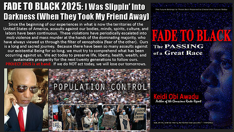 FADE TO BLACK 2025 -Slippin’ Into Darkness