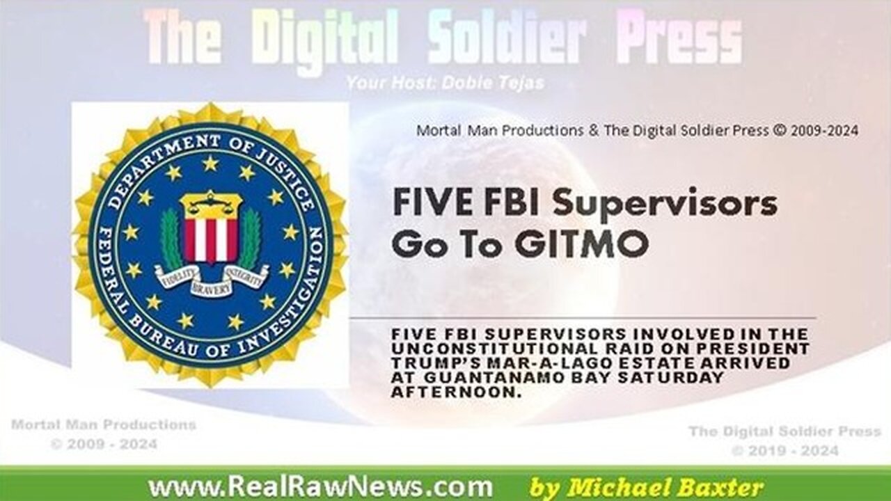 5 Fired FBI Supervisors Arrested by JAG and Taken to GITMO