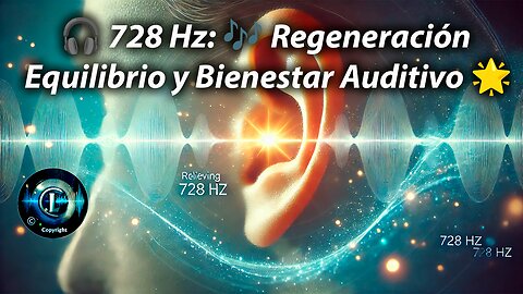 🎧 728 Hz: 🎶 Regeneración, Equilibrio y Bienestar Auditivo 🌟