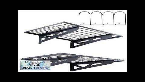 VEVOR Garage Storage Shelving 2 Pack 3 x 2 ft Heavy Duty Review