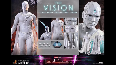 Wandavision: The Vision Movie Masterpiece Action Figure 1/6 Scale 31cm [By Hot Toys]