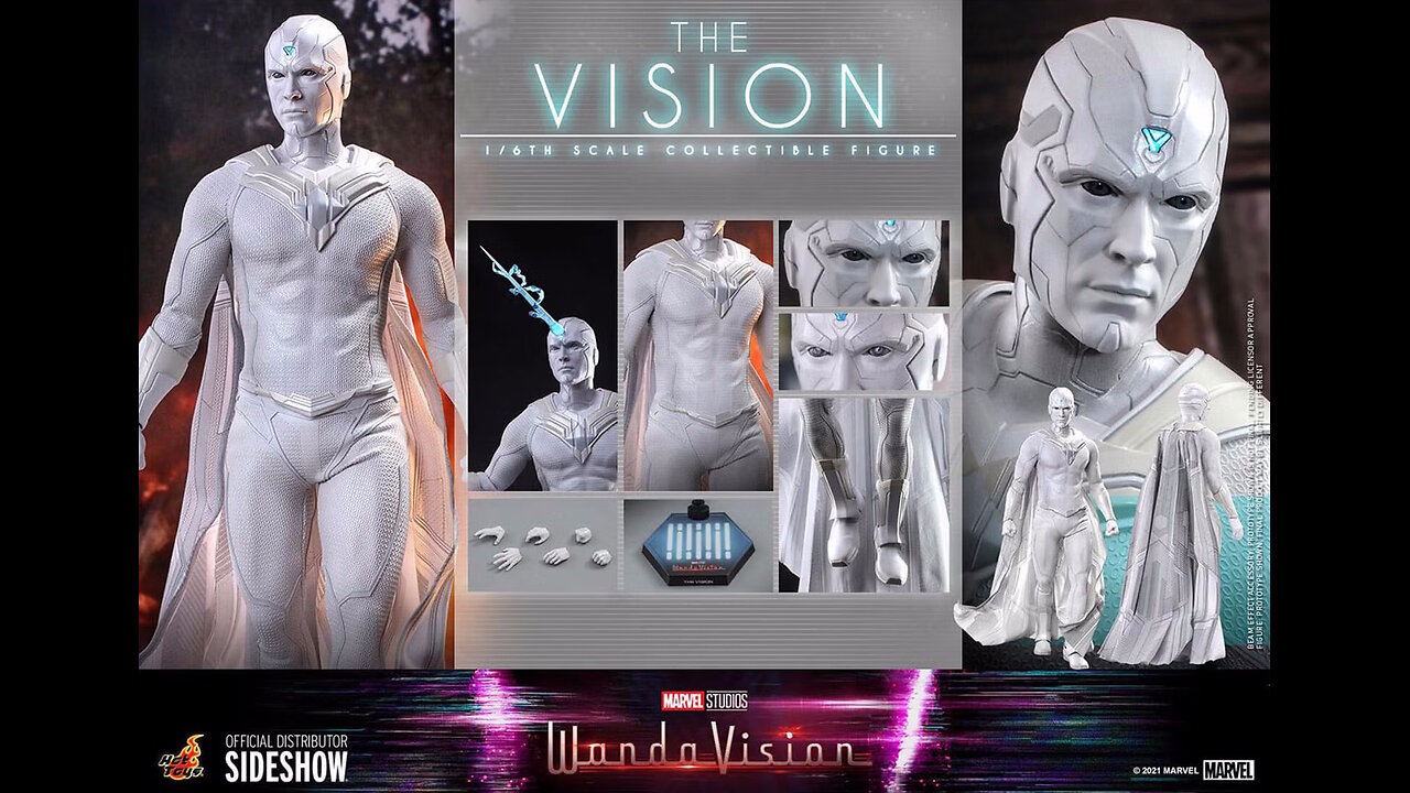 Wandavision: The Vision Movie Masterpiece Action Figure 1/6 Scale 31cm [By Hot Toys]