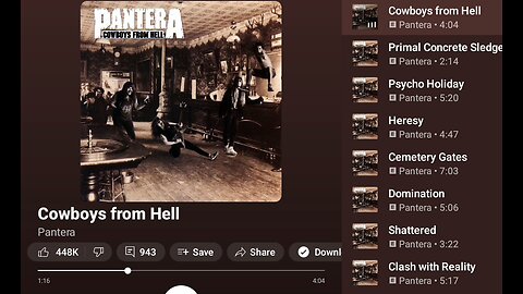 Pantera (Cowboys From Hell) Full Album