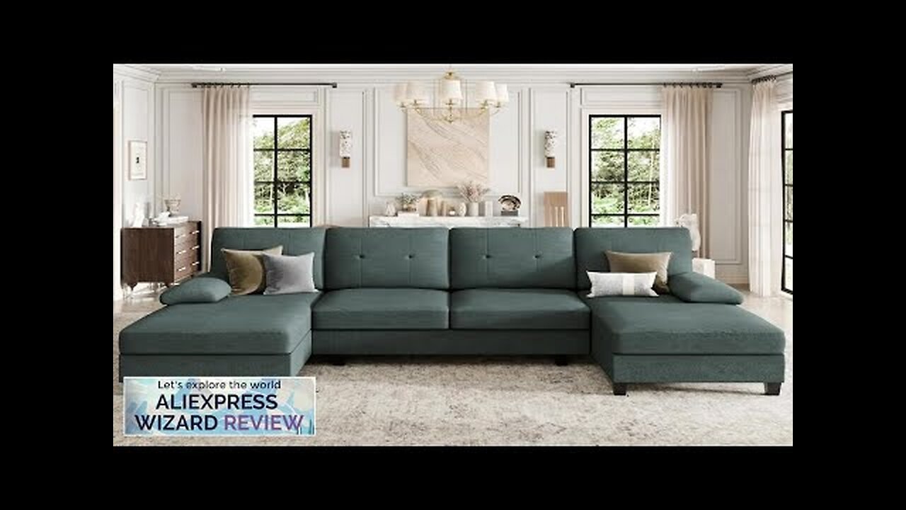 106" Sectional Sofa Couches for Living Room 4 Seat U-Shaped Sofa Couch Review