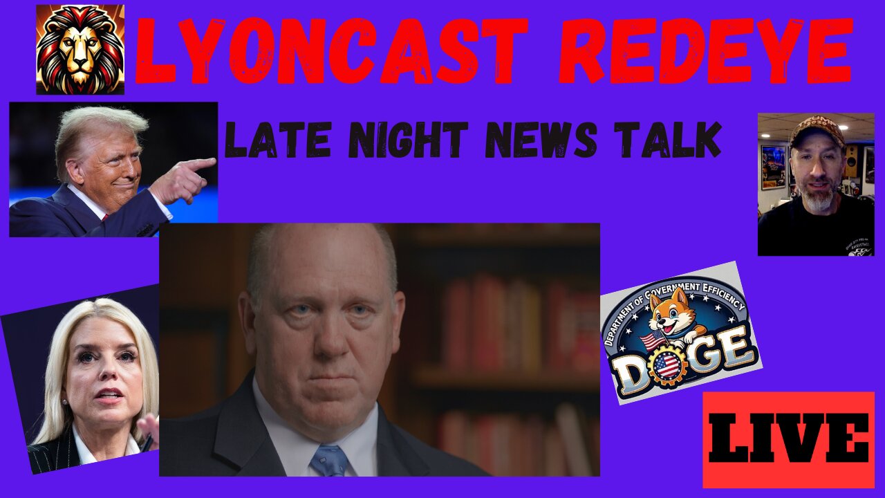 LYONCAST REDEYE: Late Night News Talk