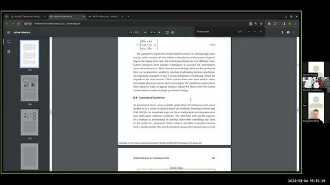 ActInf Textbook Group ~ Cohort 5 ~ Session 18 (Chapter 8, Part 1) ~ 3/4/2024