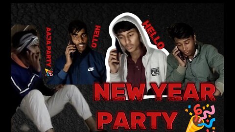 New year party 🎉🎉 comedy video