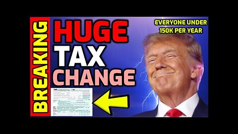 WOW!! 😲 HUGE Tax Cuts for Everyone Making Under 150k per Year just Announced