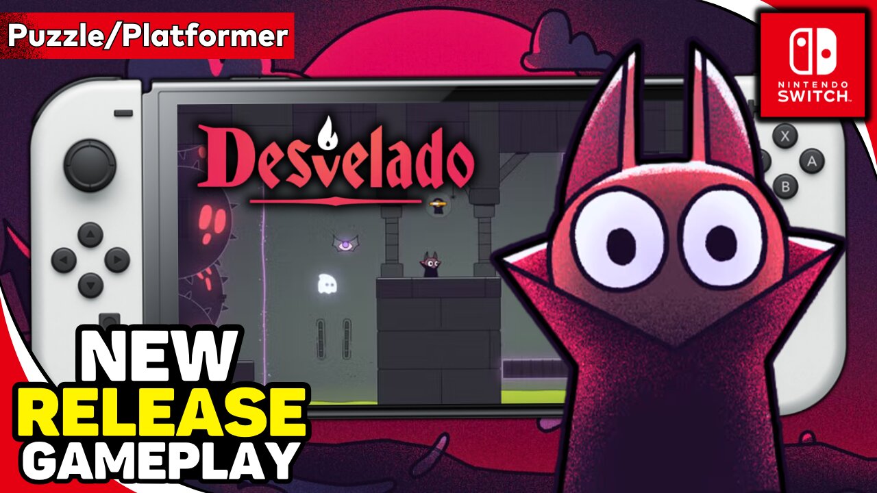 Desvelado - Nintendo Switch Gameplay - New Puzzle Platformer