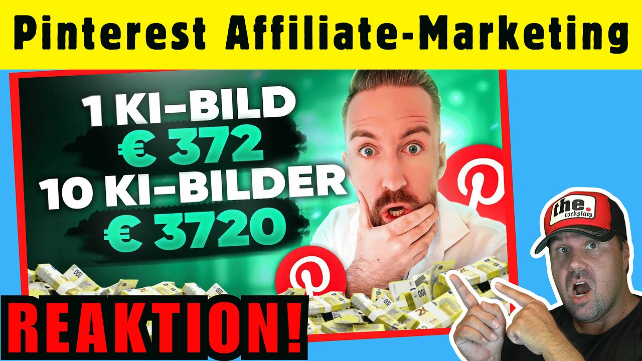 Mit KI-BILDERN Geld verdienen | Pinterest Affiliate-Marketing | Michael reagiert deutsch