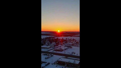 ❄️Snowy Little town in Kansas❄️