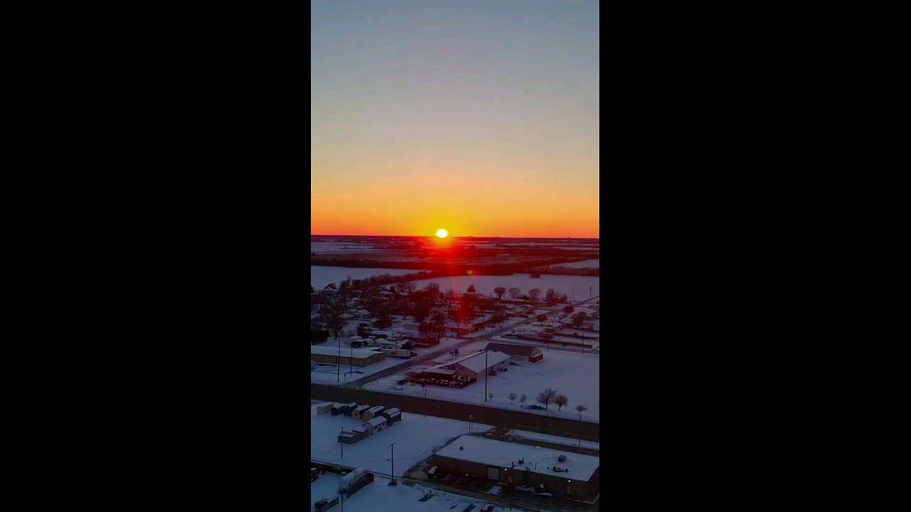 ❄️Snowy Little town in Kansas❄️