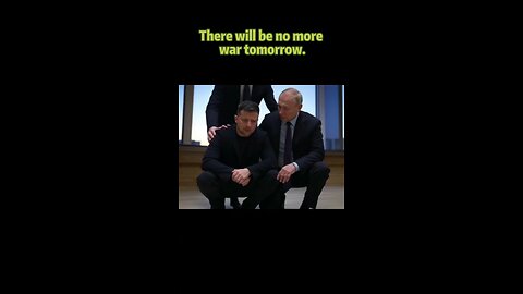 I believe that tomorrow will be good and the world will not have wars and killings anymore!