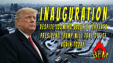 INAUGURATION: Trump Takes Office AGAIN Amid Left-Wing Violence Threats & Police Boycott - LIVE!