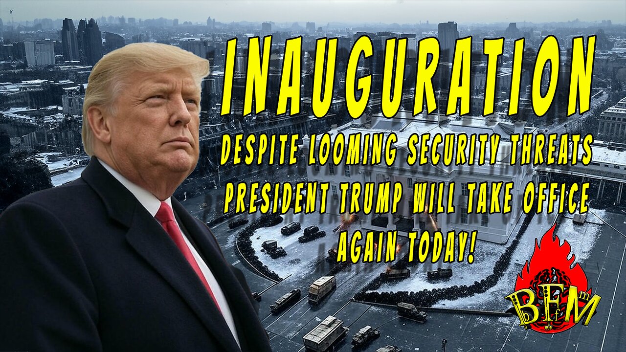 INAUGURATION: Trump Takes Office AGAIN Amid Left-Wing Violence Threats & Police Boycott - LIVE!