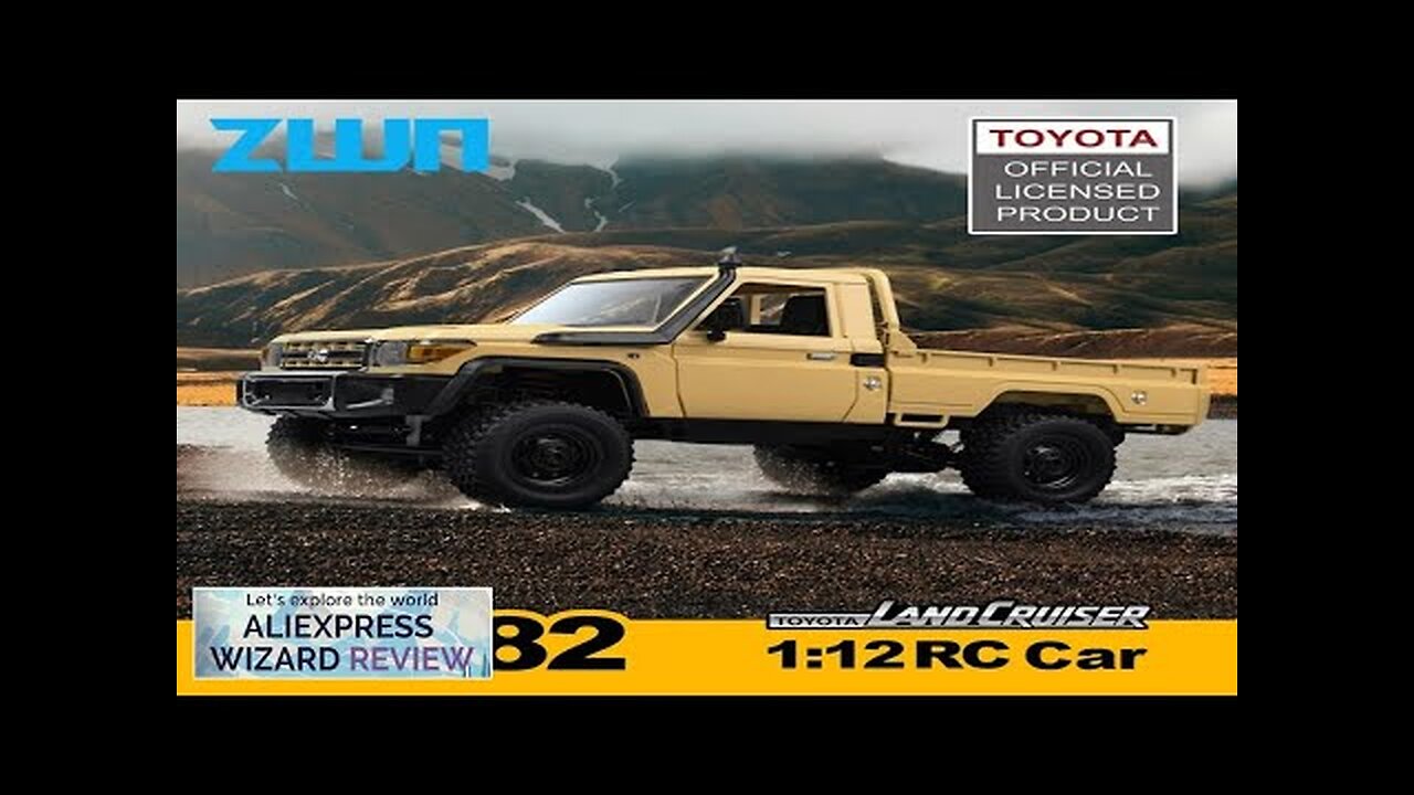 ZWN MN82 1:12 Retro Rc Car With LED Lights Full-scale Simulation LC79 Review