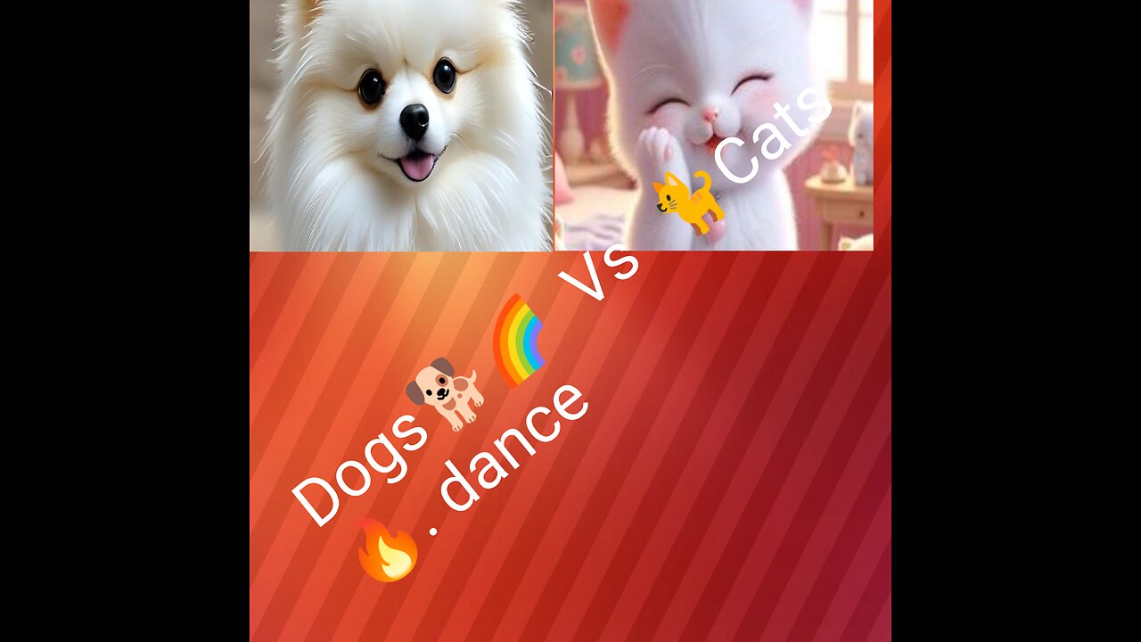 Cats😾. VS Dogs 🐕dancing video