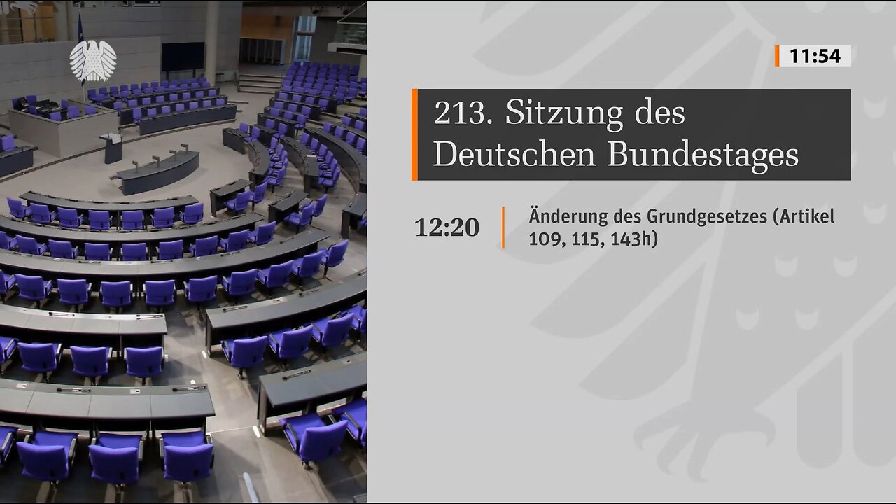 LIVE aus dem Bundestag: Sondersitzung zur Änderung des Grundgesetzes