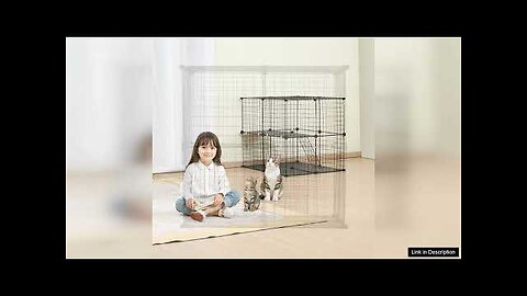 Large 2-tier Cat Cage 28 x 28 x 28" Metal Wire Playpen Review