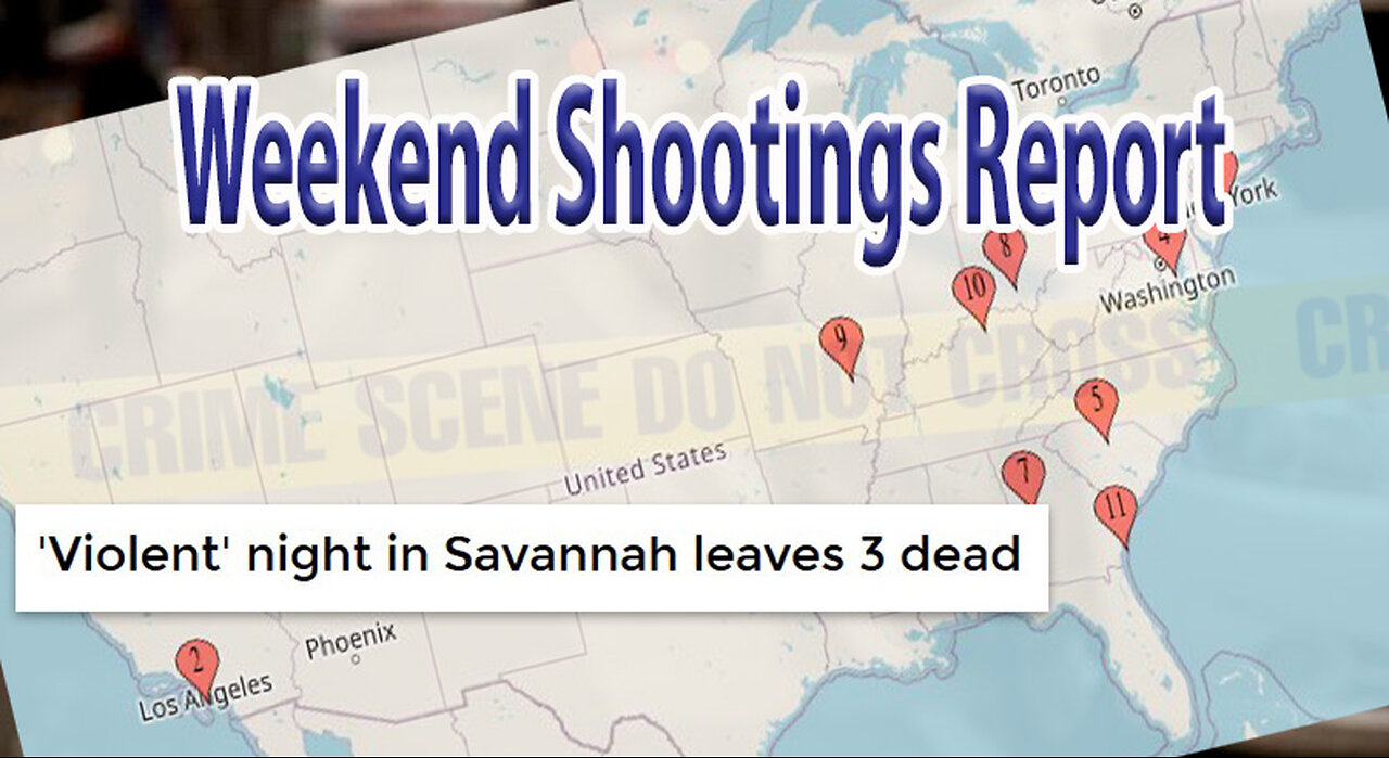 Savannah GA - 3 Fatal Shootings in 6 Hours - Weekend Shootings Report