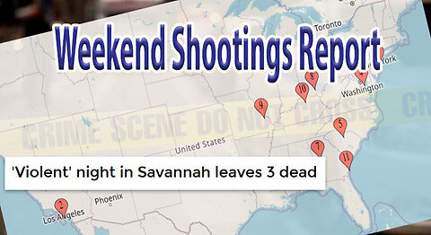 Savannah GA - 3 Fatal Shootings in 6 Hours - Weekend Shootings Report