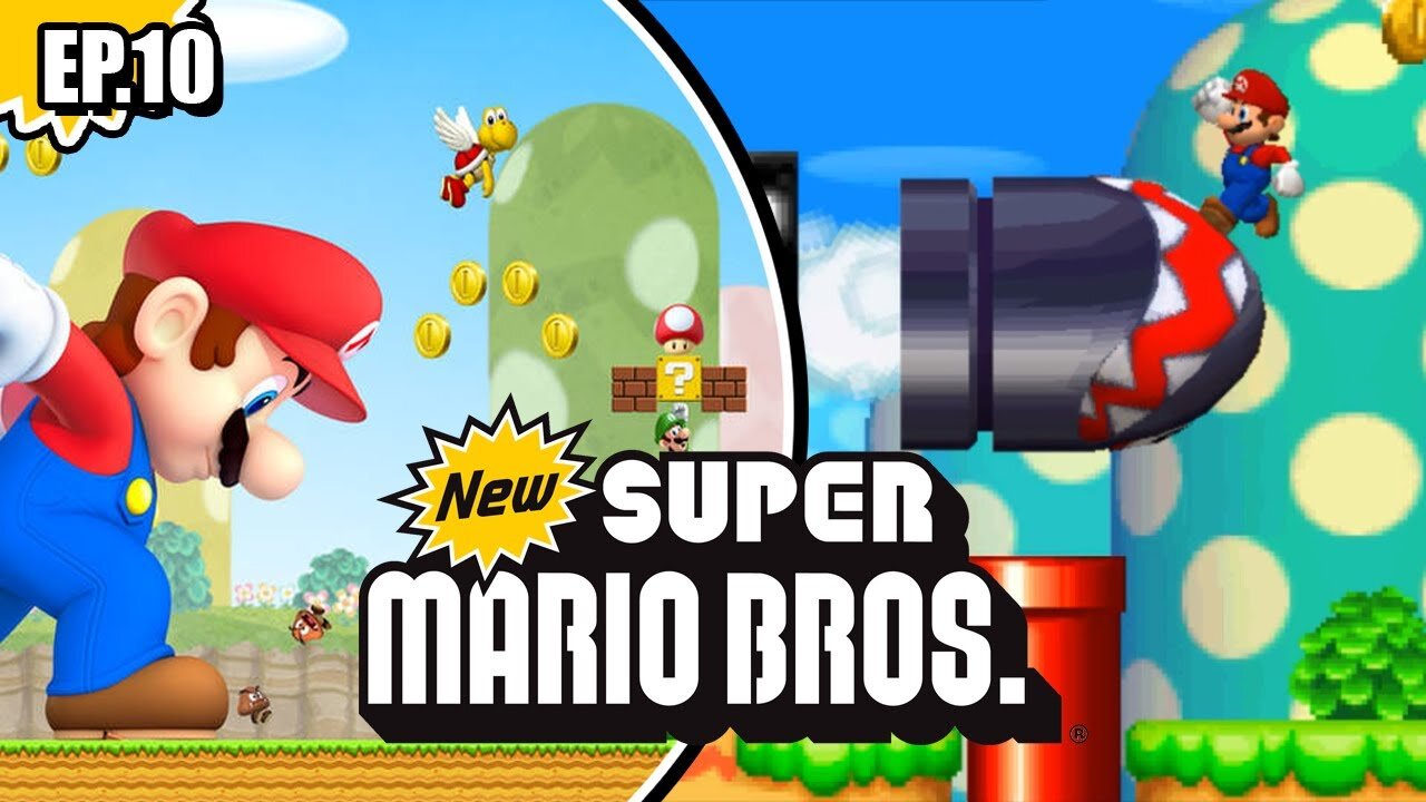 New Super Mario Bros. Ep.[10] - Precisando do cogumelo azul para chegar lá.