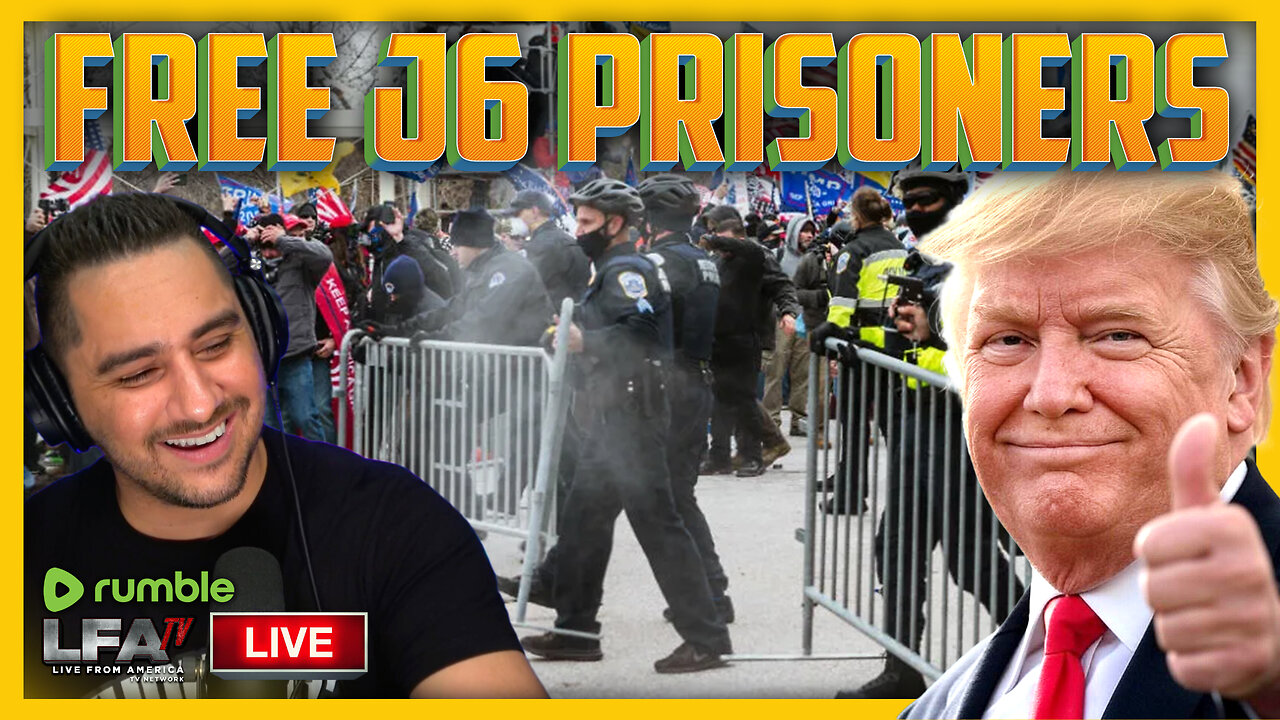 TRUMP PROMISES MAJOR PARDONS FOR J6 PRISONERS | BASED AMERICA 1.7.25 6pm