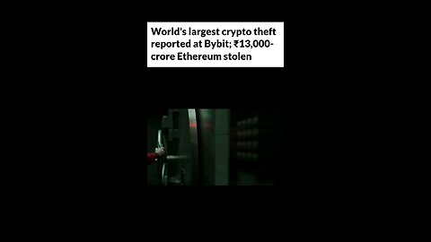 World's largest crypto heist