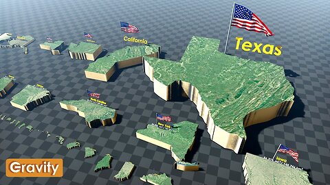 U.S States Size Comparison PSN EXPERIMENT