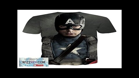 Chris Evans Captain America Realistic Portrait T-shirt Review