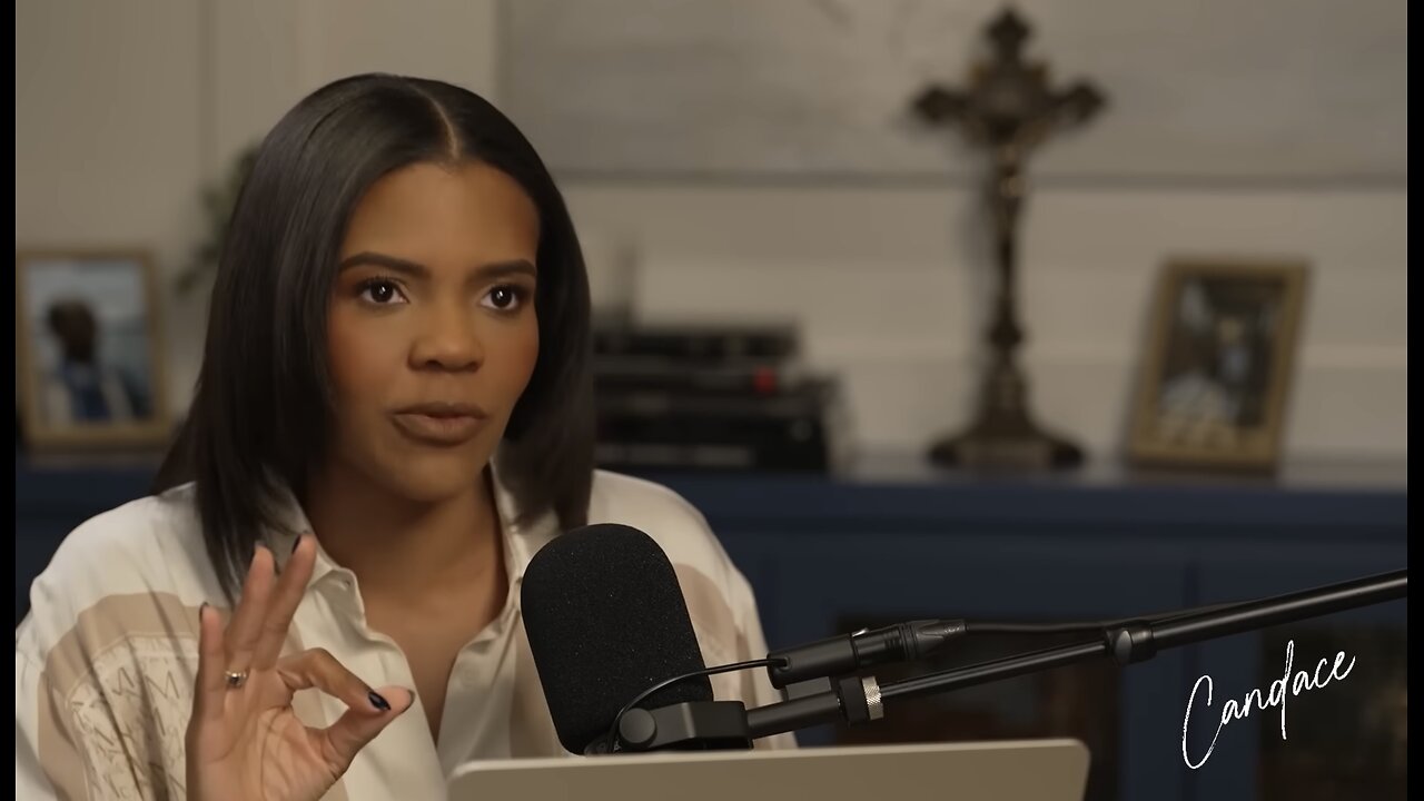 Candace Owens signals to show her Brigitte Macron transvestigation is a psyop