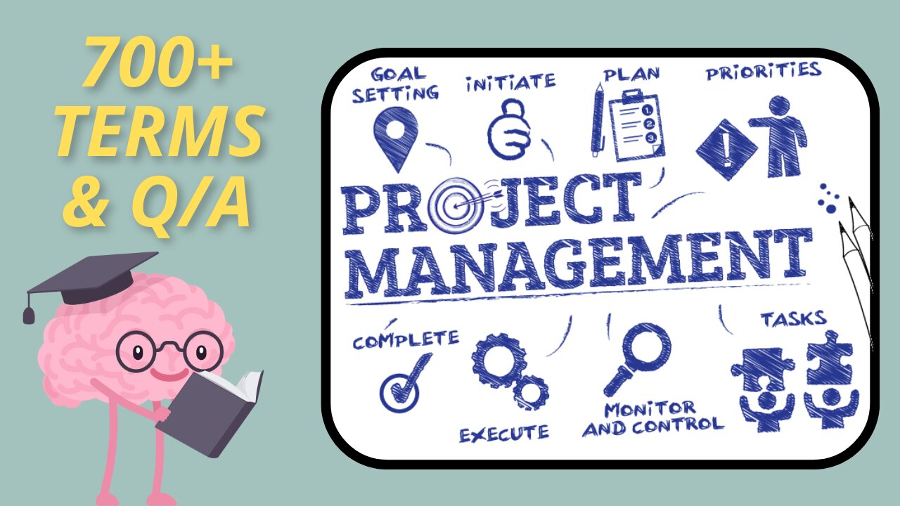 Project Management Terms: Podcast (Study Guide Link below)