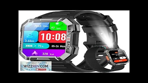 Military Smart Watch for Men(Answer/Make Call) Outdoor Sports Smartwatch Review