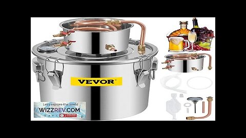 VEVOR Alcohol Still 8Gal 30L Stainless Steel Water Alcohol Distiller Copper Tube Review