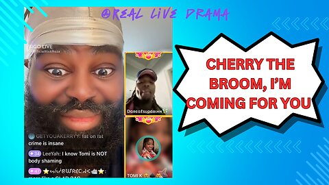 Supa Reads Cherry The Boom & Drebaby ~ Rick Rosa, Tomi K & Da Real Supa Bih Talk Show Biz