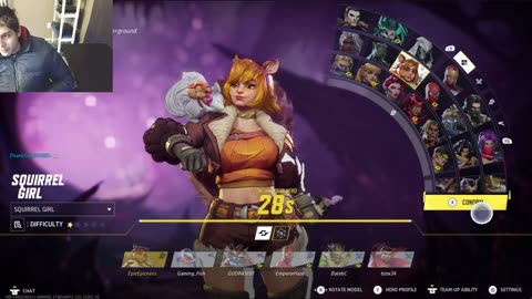 Marvel Rivals Online Competitive Match #85 Part #1 On The PC While Playing As Squirrel Girl