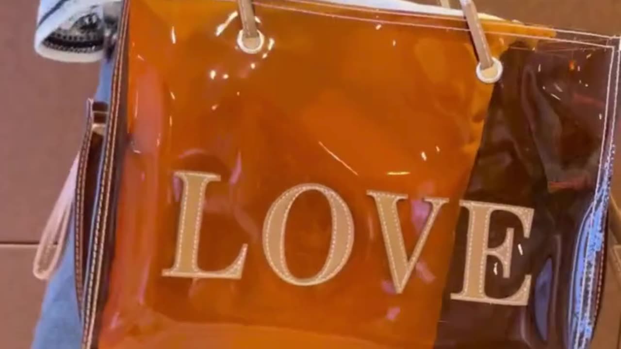 Fashion Women Transparent PVC Shoulder Bags Jelly Candy Color Large Capacity Handbag Tote Bag