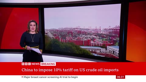 China announces retaliatory action as Donald Trump's tariffs take effect _ BBC News