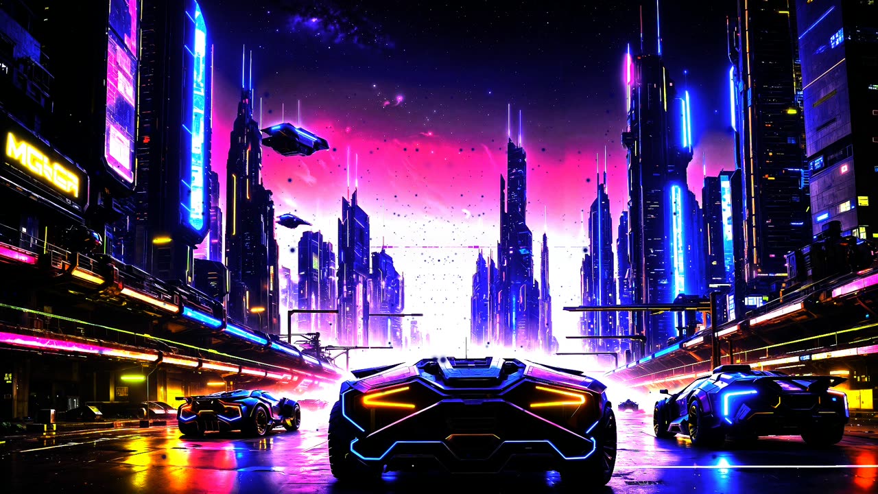 The Race - AI Music (Synthwave)