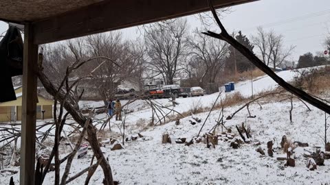 LOOK WHAT I JUST CUAGHT...NEIGHBOR TEENAGERS SLIDING DOWN SUICIDE HILL