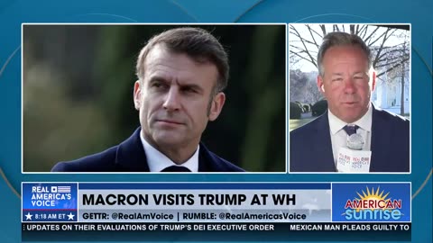 MACRON VISITS TRUMP AT WHITE HOUSE