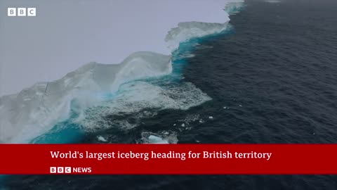 World's largest iceberg heading for British territory | BBC News