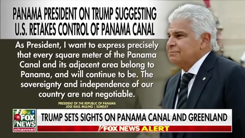 Trump trolls Panamas president- Welcome to the United States canal