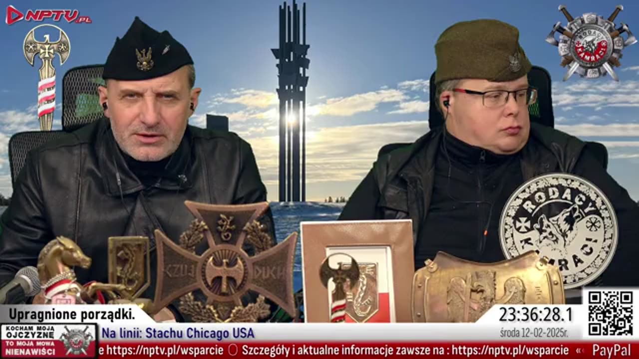 Upragnione porządki. Śr. 12.2.2025r. W. Olszański, M. Osadowski Rodacy Kamraci NPTV.pl